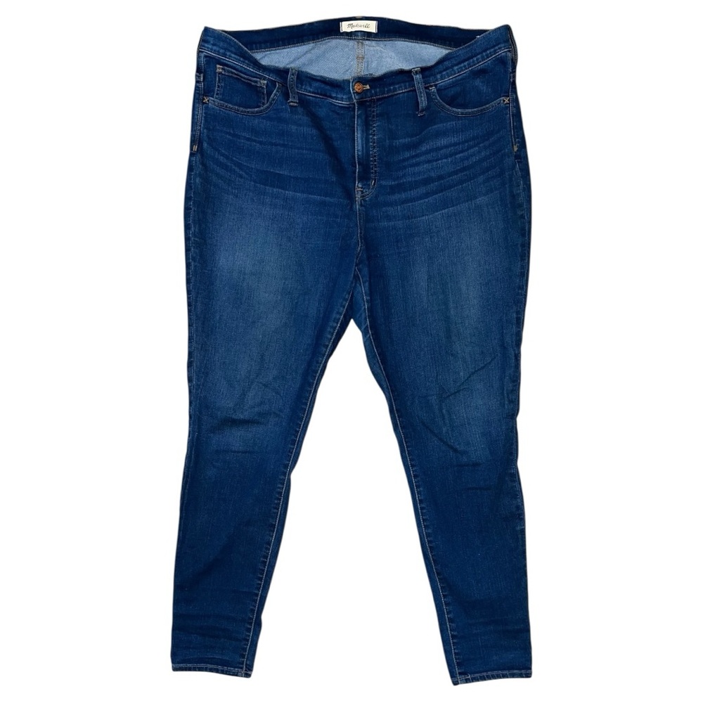 Madewell Jeans Women’s Size 35 Tall Blue Denim Roadtripper Straight 43x31